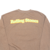 THE ROLLING STONES Mens Sweatshirt Brown M