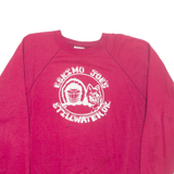 HANES Eskimo Joe's Womens Sweatshirt Red 90s USA XL