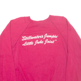 HANES Eskimo Joe's Womens Sweatshirt Red 90s USA XL