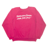 HANES Eskimo Joe's Womens Sweatshirt Red 90s USA XL