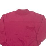 SYCAMORE Womens Sweatshirt Red High Neck S