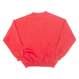 NORTHERN REFLECTIONS Womens Sweatshirt Red 90s M