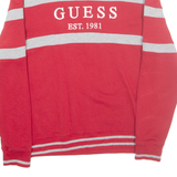 GUESS Mens Sweatshirt Red L