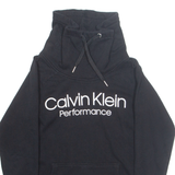 CALVIN KLEIN PERFORMANCE Womens Sweatshirt Black High Neck S