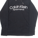 CALVIN KLEIN PERFORMANCE Womens Sweatshirt Black High Neck S