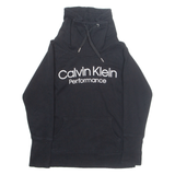 CALVIN KLEIN PERFORMANCE Womens Sweatshirt Black High Neck S