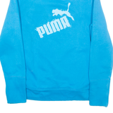 PUMA Mens Sweatshirt Blue High Neck M