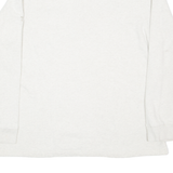 CHAPS Mens Sweatshirt Beige 1/4 Zip L