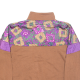 MORSLY Womens Sweatshirt Brown 1/4 Zip L