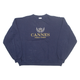 Cannes French Riviera Mens Sweatshirt Blue XL