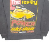 SD SPORT The Reality Of Power Ski-doo Mens Sweatshirt Grey XL