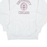 CHAMPION REVERSE WEAVE University Chicago Womens Sweatshirt Grey USA XL