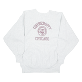CHAMPION REVERSE WEAVE University Chicago Womens Sweatshirt Grey USA XL