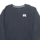 RUSSELL ATHLETIC Mens Sweatshirt Black L