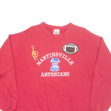 LEE Martinsville Artesians Mens Sweatshirt Red USA L