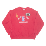 LEE Martinsville Artesians Mens Sweatshirt Red USA L