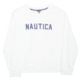 NAUTICA Womens Sweatshirt White L