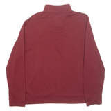 NAUTICA Mens Sweatshirt Maroon 1/4 Zip XL