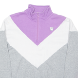 FILA Mens Sweatshirt Grey 1/4 Zip M