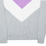 FILA Mens Sweatshirt Grey 1/4 Zip M