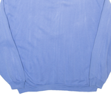 Womens Sweatshirt Blue Collared M