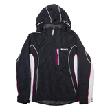 NEVICA Womens Rain Jacket Black Hooded UK 8