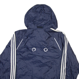 ADIDAS Mens Track Jacket Blue Hooded XS