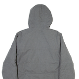 VANS Mens Puffer Jacket Green Nylon Hooded M