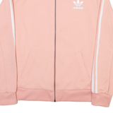 ADIDAS Womens Track Jacket Pink UK 10