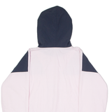 CHAMPION Womens Windbreaker Jacket Pink Hooded Colourblock M