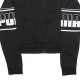 PUMA Womens Track Jacket Black Jersey UK 10