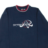 SPEEDWAY Mens Sweatshirt Blue Crew Neck L