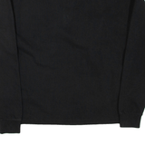 KARL KANI Mens Sweatshirt Black 1/4 Zip S