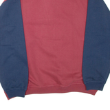 GRAFF LINE Glacier National Park Mens Sweatshirt Red Button Neck L