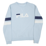 FILA Womens Sweatshirt Blue Crew Neck XL