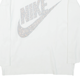NIKE Womens Sweatshirt White Crew Neck M
