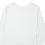 NIKE Womens Sweatshirt White Crew Neck M