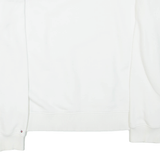 TOMMY HILFIGER Womens Sweatshirt White Crew Neck S