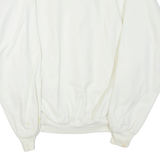 OSHKOSH Mens Sweatshirt White Button Neck M
