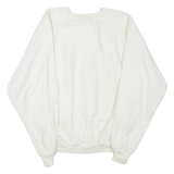 OSHKOSH Mens Sweatshirt White Button Neck M