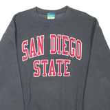 CHAMPION Eco Fleece San Diego State Mens Sweatshirt Grey Crew Neck USA L