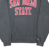 CHAMPION Eco Fleece San Diego State Mens Sweatshirt Grey Crew Neck USA L