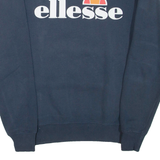 ELLESSE Womens Sweatshirt Blue Crew Neck UK 8
