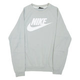 NIKE Mens Sweatshirt Grey Crew Neck S