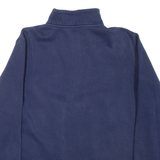 PUMA Womens Sweatshirt Blue 1/4 Zip L