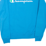 CHAMPION Mens Sweatshirt Blue Crew Neck S