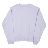 CHAMPION Womens Sweatshirt Purple Crew Neck M