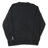 ADIDAS Germany Mens Sweatshirt Black Crew Neck L