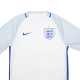 NIKE England Shirt 2016 Mens T-Shirt White V-Neck S