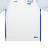 NIKE England Shirt 2016 Mens T-Shirt White V-Neck S